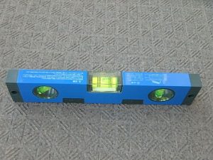 内覧会　水平測定　レベル