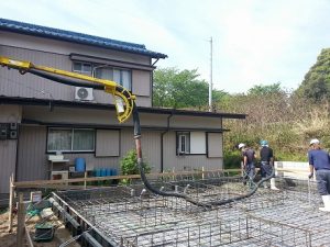 コンクリート　打設　チェック
