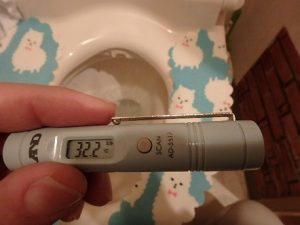 中古診断 温度測定